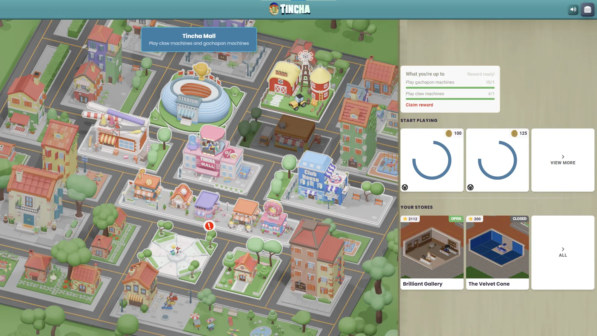 Shared city full of player-built businesses